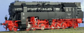 Class 97.401 Adhesion/Rack Loco Black/Red Livery, Round Smoke Stack